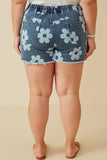 Flower Power Mommy + Me Denim Shorts