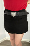 Rodeo Sweetheart Heart Buckle Belt
