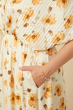 Golden Hour Garden Midi Dress