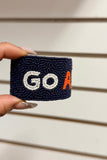 Astros Houston Baseball Beaded Cuff Bracelet
