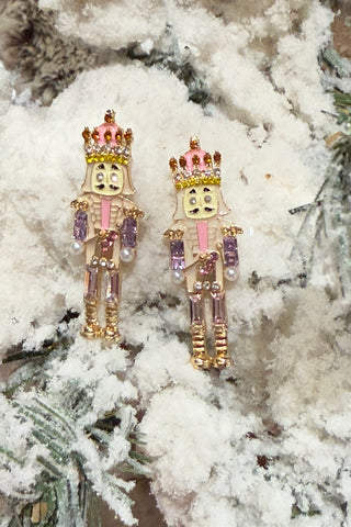 Xmas Nutcracker Stud Earrings