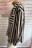 Boss Babe Power Stripe Button Down