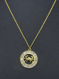 Zodiac Symbol Gold Dipped Necklace