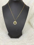 Zodiac Symbol Gold Dipped Necklace