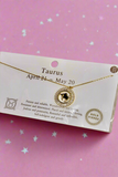 Zodiac Symbol Gold Dipped Necklace