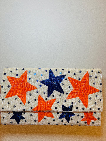 Beaded Astro Envelop Clutch