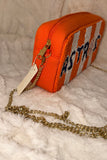 Astros Striped Beaded Game Day Crossbody Bag