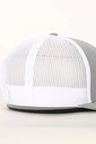 Leather Patch Trucker Hat Gray - S2S Outfitters