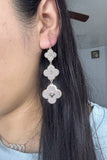 Triple Luck Arpelle Sparkle Drop Earrings