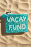 Vacay Fund Beaded Coin Purse