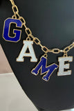 Game Day Glam Charm Necklace