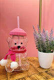 🧸Be Mine Bear Glass Tumbler with Straw