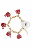 Texans Game Day Helmet Charm Bracelet