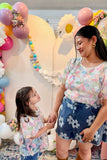 Pastel Petal Mommy + Me Mesh Top