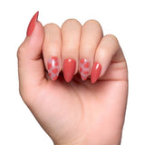 Glamnetic - Love Me Press-On Nails | Short Almond | Red Pink Valentine