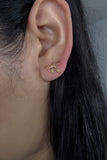 Minimalist Ribbon Bow Stud Earrings