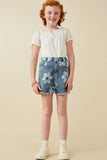 Flower Power Mommy + Me Denim Shorts