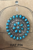 Navajo Turquoise Stone  Hat|Cap Pin