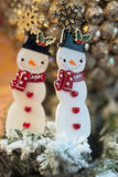 Mr. Snowman Acrylic Earrings