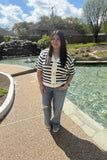 Coastal Starlet Nautical Knit Top