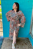 Cheetah Print Kimono