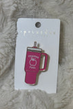 Teacher Fuel Tumbler Brooch Pin