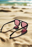 Retro Color-Tinted Aviator Sunglasses