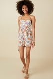 Curvy Blooming Romance Floral Romper