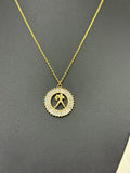 Zodiac Symbol Gold Dipped Necklace