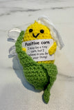 Heart Crochet Flower Pot Positive Friends