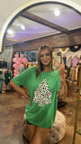 Green Dalmatian Tree Tee