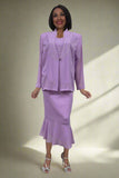 CLEARANCE - Hosanna 5558 Modest 3-Piece Outfit Set Ankle Length (Size L)
