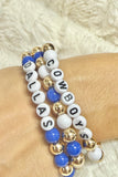 Dallas Cowboys Beaded Bracelet Set