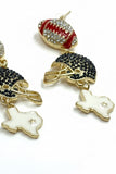 Texas football Statement Drop Earrings