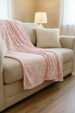 Blush Petal Luxe Throw Blanket
