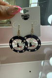Texans Kickoff Crystal Ring Drop Earrings