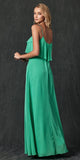 Juliet 591 Long Bridesmaid Dress Ruffled Bodice