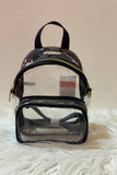 Clear Game Day Mini Backpack