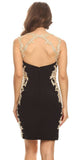 CLEARANCE - Eureka 6016 Lace Applique Sweetheart Short Cocktail Dress (Size XS)