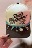 Western Charm Trucker Hat Chains