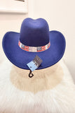 Stars & Stripes Rodeo Babe Felt Cowgirl Hat