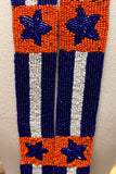 H-Town Baseball Beaded Bag Strap