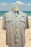 Grey Men's Button Down Fishing Shirts - S2S Outfitters