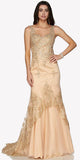 Juliet 654 Mermaid Gown Lace Up Back Embroidered
