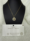 Zodiac Symbol Gold Dipped Necklace