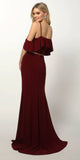 Juliet 662 Cold-Shoulder Two-Piece Gown with Slit