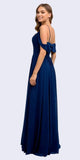 Juliet 676 Cold-Shoulder Formal A-line Dress