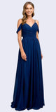 Juliet 676 Cold-Shoulder Formal A-line Dress