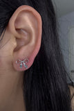 Minimalist Ribbon Bow Stud Earrings