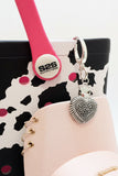 Golden Glam Hat Clip Bag Charm
